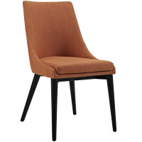 Modway EEI-2227-ORA Viscount Fabric Dining Chair in Orange