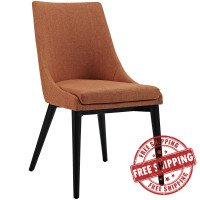 Modway EEI-2227-ORA Viscount Fabric Dining Chair in Orange