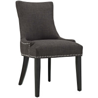 Modway EEI-2229-BRN Marquis Fabric Dining Chair in Brown