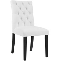 Modway EEI-2230-WHI Duchess Vinyl Dining Chair in White