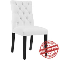 Modway EEI-2230-WHI Duchess Vinyl Dining Chair in White