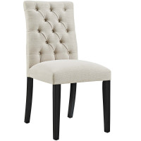 Modway EEI-2231-BEI Duchess Fabric Dining Chair in Beige