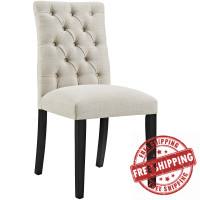 Modway EEI-2231-BEI Duchess Fabric Dining Chair in Beige