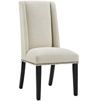 Modway EEI-2233-BEI Baron Fabric Dining Chair in Beige