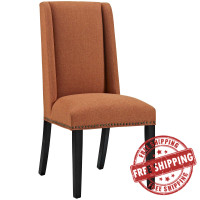 Modway EEI-2233-ORA Baron Fabric Dining Chair in Orange
