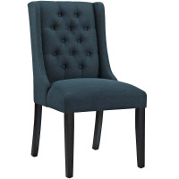 Modway EEI-2235-AZU Baronet Fabric Dining Chair in Azure