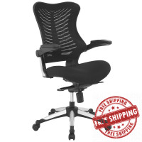 Modway EEI-2285-BLK Charge Office Chair in Black