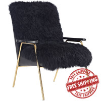 Modway EEI-2305-BLK-BLK Sprint Armchair in Black