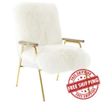 Modway EEI-2305-BRN-WHI Sprint Armchair in Brown White