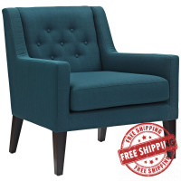 Modway EEI-2308-AZU Earnest Fabric Armchair in Azure