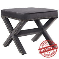 Modway EEI-2324-GRY Rivet Bench in Gray