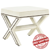 Modway EEI-2324-IVO Rivet Bench in Ivory