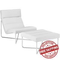 Modway EEI-2417-WHI-SET Reach Living Room Set Set of 2 in White