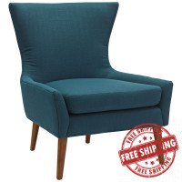 Modway EEI-2459-AZU Keen Fabric Armchair in Azure