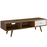 Modway EEI-2530-WAL-WHI Transmit 55” TV Stand