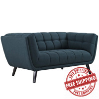 Modway EEI-2534-BLU Bestow Upholstered Fabric Loveseat