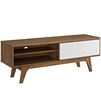 Modway EEI-2538-WAL-WHI Envision 48” TV Stand