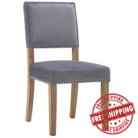 Modway EEI-2547-GRY Oblige Wood Dining Chair