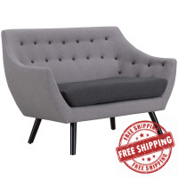 Modway EEI-2550-LGR Allegory Loveseat Light Gray