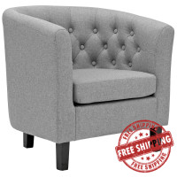 Modway EEI-2551-LGR Prospect Upholstered Armchair Light Gray