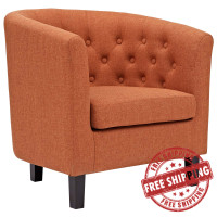 Modway EEI-2551-ORA Prospect Upholstered Armchair Orange