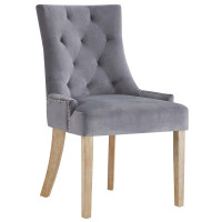 Modway EEI-2577-GRY Pose Upholstered Fabric Dining Chair Gray