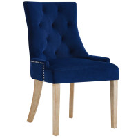 Modway EEI-2577-NAV Pose Upholstered Fabric Dining Chair Navy