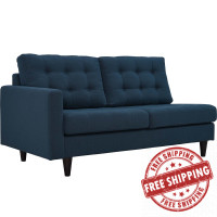 Modway EEI-2589-AZU Empress Left-Facing Upholstered Fabric Loveseat Azure