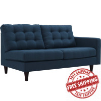 Modway EEI-2595-AZU Empress Right-Facing Upholstered Fabric Loveseat Azure