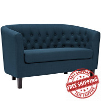 Modway EEI-2614-AZU Prospect Upholstered Fabric Loveseat Azure