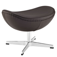 Modway EEI-264-BRN Glove Leather Ottoman