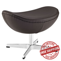 Modway EEI-264-BRN Glove Leather Ottoman