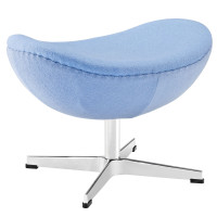 Modway EEI-265-BBL Glove Wool Ottoman