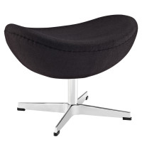 Modway EEI-265-BLK Glove Wool Ottoman