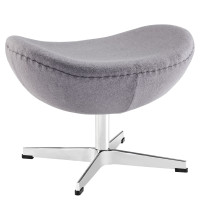 Modway EEI-265-DGR Glove Ottoman in Dark Gray