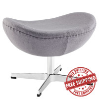 Modway EEI-265-DGR Glove Ottoman in Dark Gray