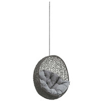 Modway EEI-2654-GRY-GRY Hide Outdoor Patio Swing Chair Without Stand in Gray