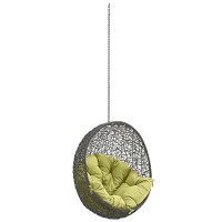 Modway EEI-2654-GRY-PER Hide Outdoor Patio Swing Chair Without Stand in Gray Peridot