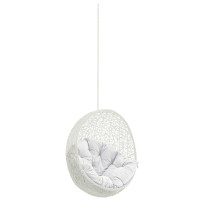 Modway EEI-2654-WHI-WHI Hide Outdoor Patio Swing Chair Without Stand in White