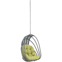 Modway EEI-2656-PER-SET Whisk Outdoor Patio Swing Chair Without Stand in Peridot
