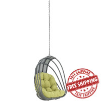 Modway EEI-2656-PER-SET Whisk Outdoor Patio Swing Chair Without Stand in Peridot