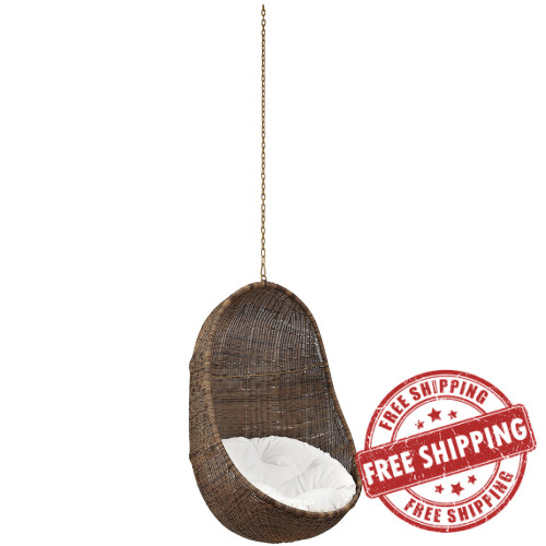 Modway bean outdoor patio swing chair stand clearance