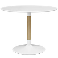 Modway EEI-2666-WHI-SET Whirl Round Dining Table