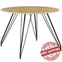 Modway EEI-2670-NAT-SET Satellite Circular Dining Table