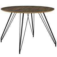 Modway EEI-2670-WAL-SET Satellite Circular Dining Table