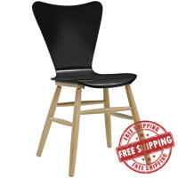 Modway EEI-2672-BLK Cascade Wood Dining Chair