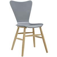 Modway EEI-2672-GRY Cascade Wood Dining Chair