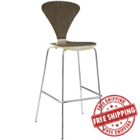 Modway EEI-2674-WAL Passage Dining Bar Stool