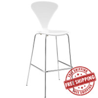 Modway EEI-2674-WHI Passage Dining Bar Stool
