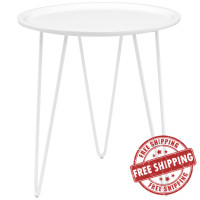 Modway EEI-2677-WHI Digress Side Table